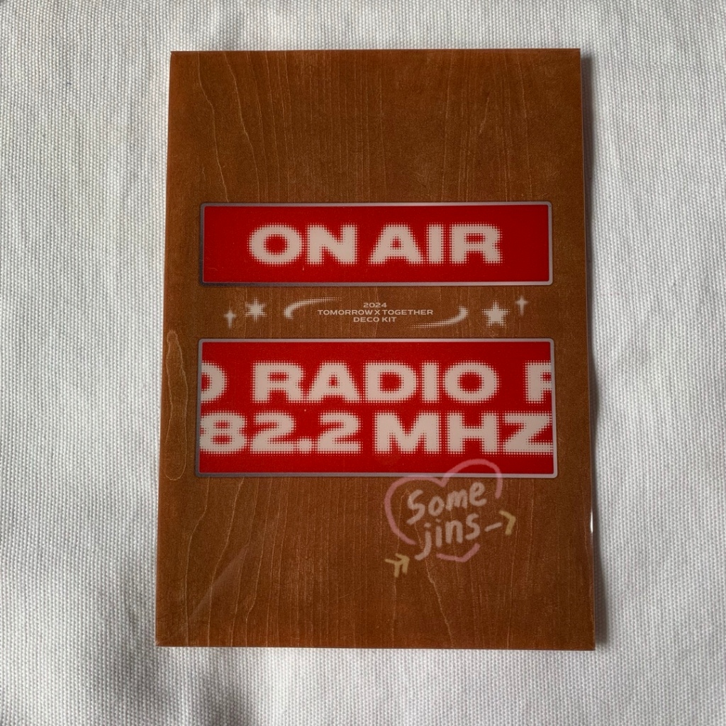 TXT Deco kit 2024 pob weverse mini file holder ot5 yeonjun beomgyu soobin taehyun hueningkai group T