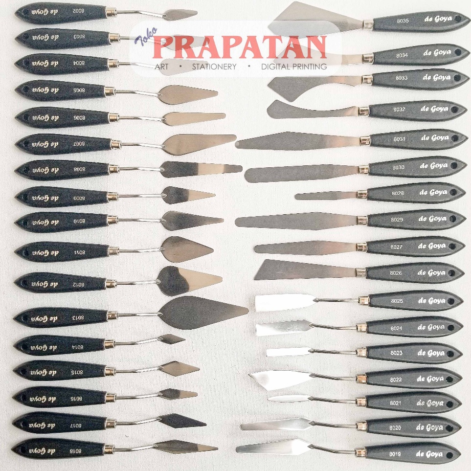 

KODE L38L De Goya Painting Knife Satuan PART 2 Pisau Palet