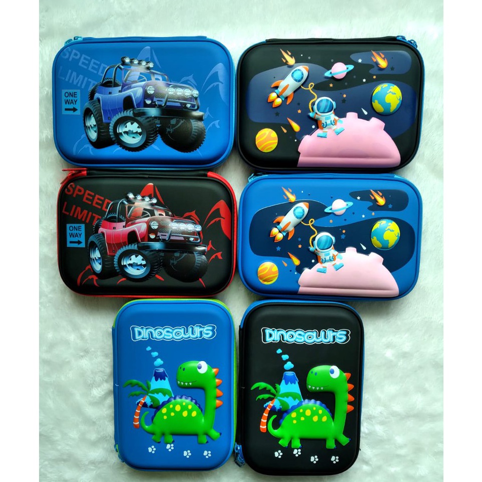 

KODE L4L5 Tempat pensil kotak pensil 3D Cowo Hardtop Pencil Case tempat pensil Anak Cowo Kado Ultah Keren tempat pensil paud tk sd berkualitas