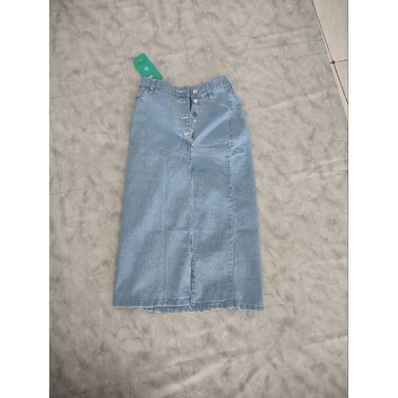 ROK JEANS WANITA SPAN PANJANG