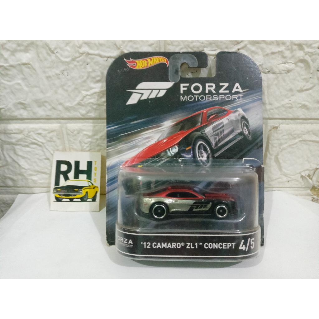 Hot Wheels 12 Camaro ZL1 Concept Forza Motorsport Retro ban karet