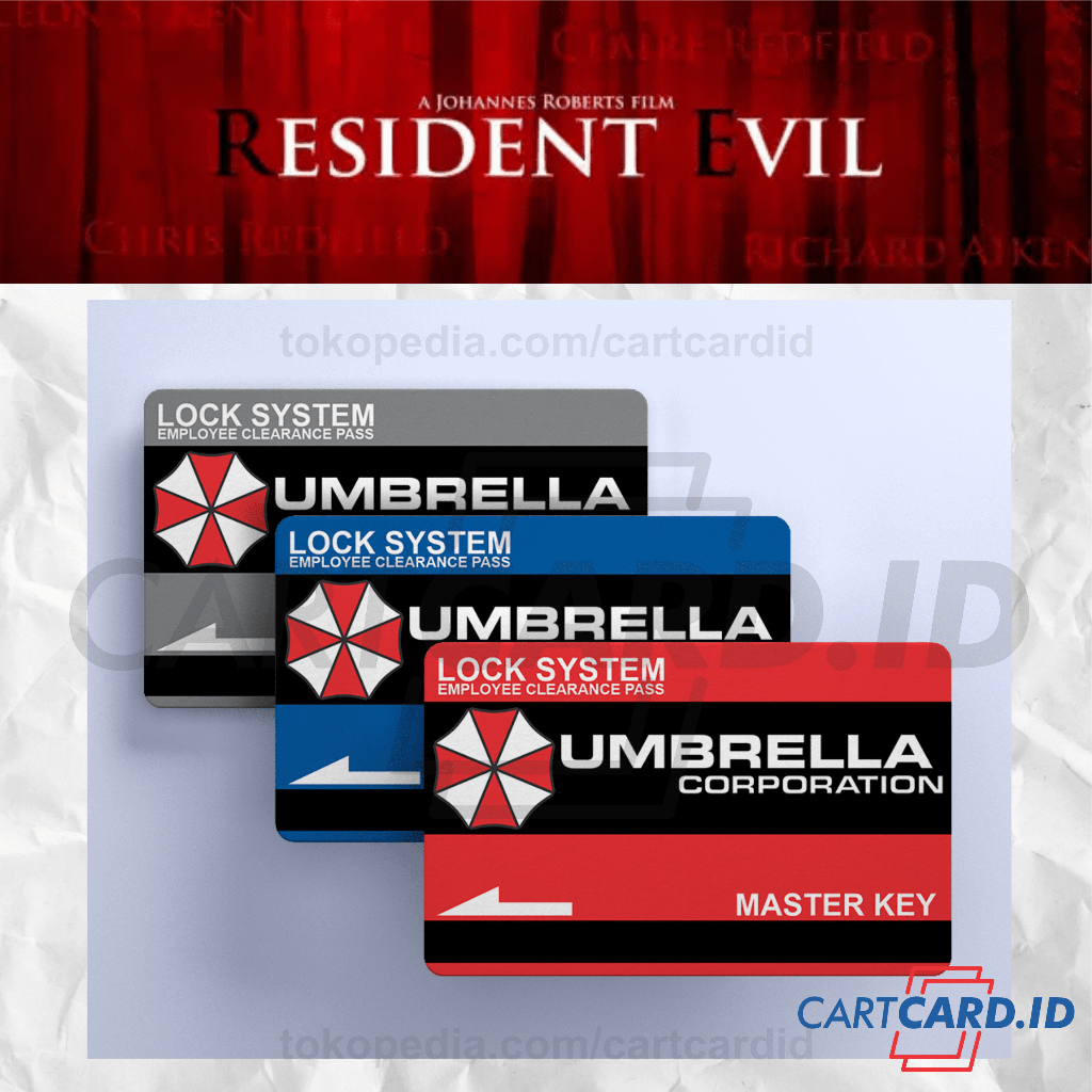 Umbrella corporation Key Card - e-money Mandiri/Tapcash BNI/Brizzi BRI/Flazz BCA