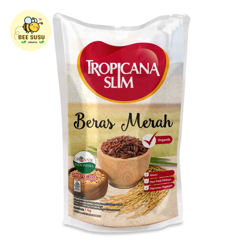 

Tropicana Slim Beras Merah Organik 1 kg - Beras Merah Pulen Tinggi Serat