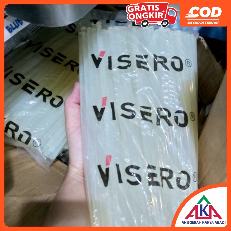 

KODE J58V Refill Isi Lem Bakar Kecil 1 KG VISERO Glue stick 7mm lem tembak KUALITAS BAGUS