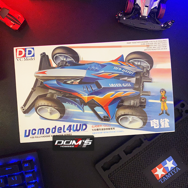 REP TAMIYA 19203 LASER GILL - DD VC MODEL - SUPER X CHASSIS
