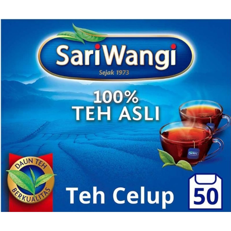 

TEH SARIWANGI CELUP ASLI ISI 50