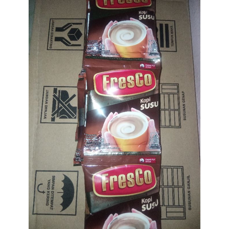 

kopi fresco susu perenteng isi 10 pcs