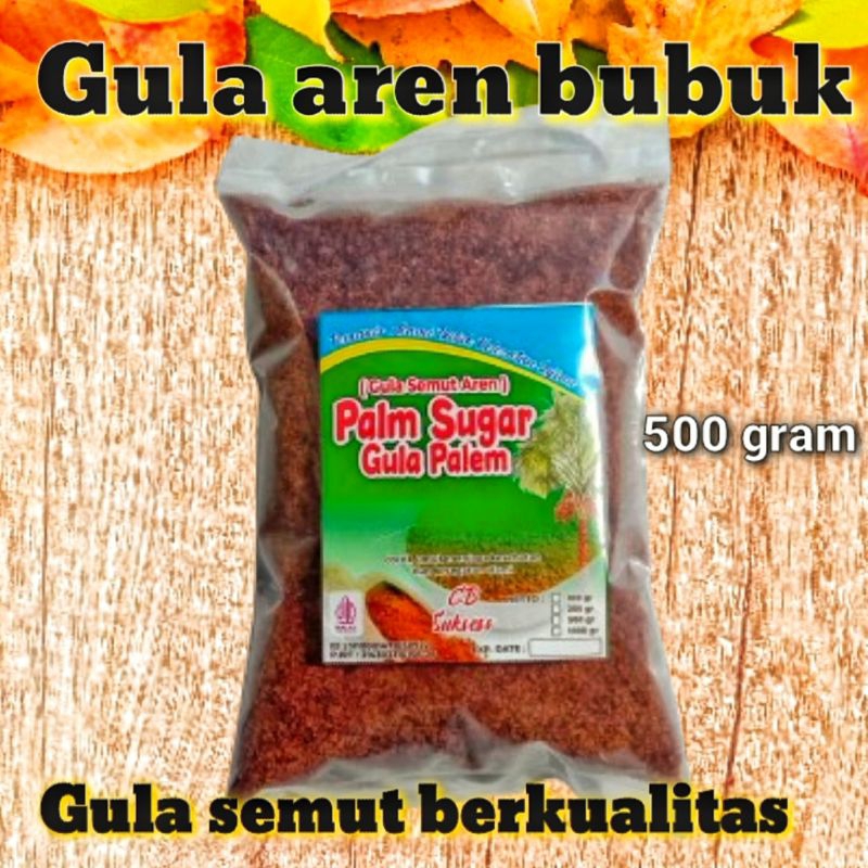 

Gula aren bubuk 500 gram / palm sugar / gula semut