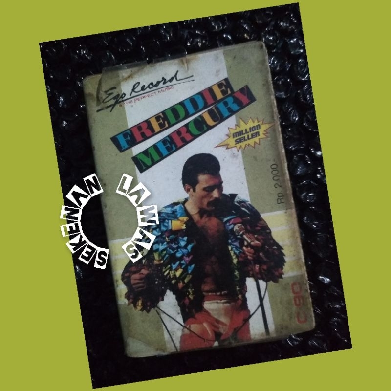 Kaset Freddie Mercury - Million Seller (Tanpa Teks Lirik)