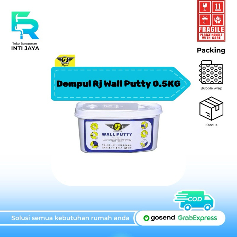 Dempul RJ Wall Putty 0.5KG