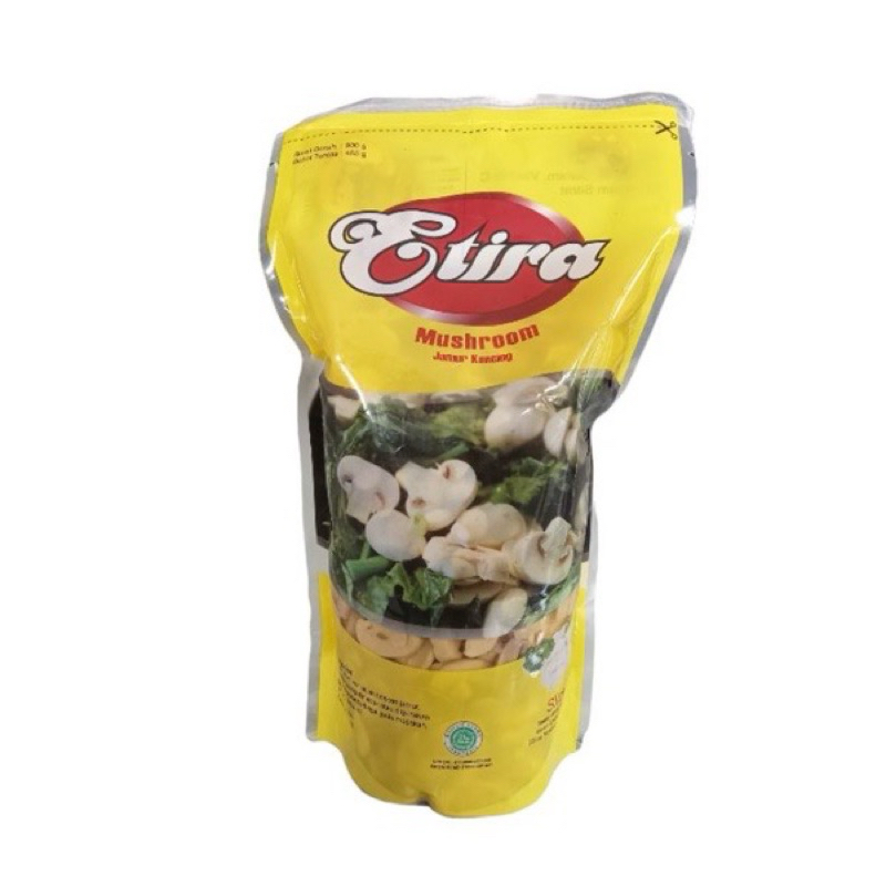

Jamur Etira Slice 900 Gram Etira Mushroom Jamur Kancing