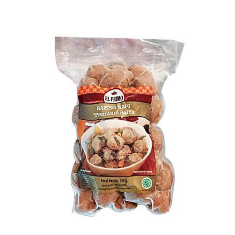 

ELPRIMO EL PRIMO BAKSO SAPI PREMIUM HALUS 750gr