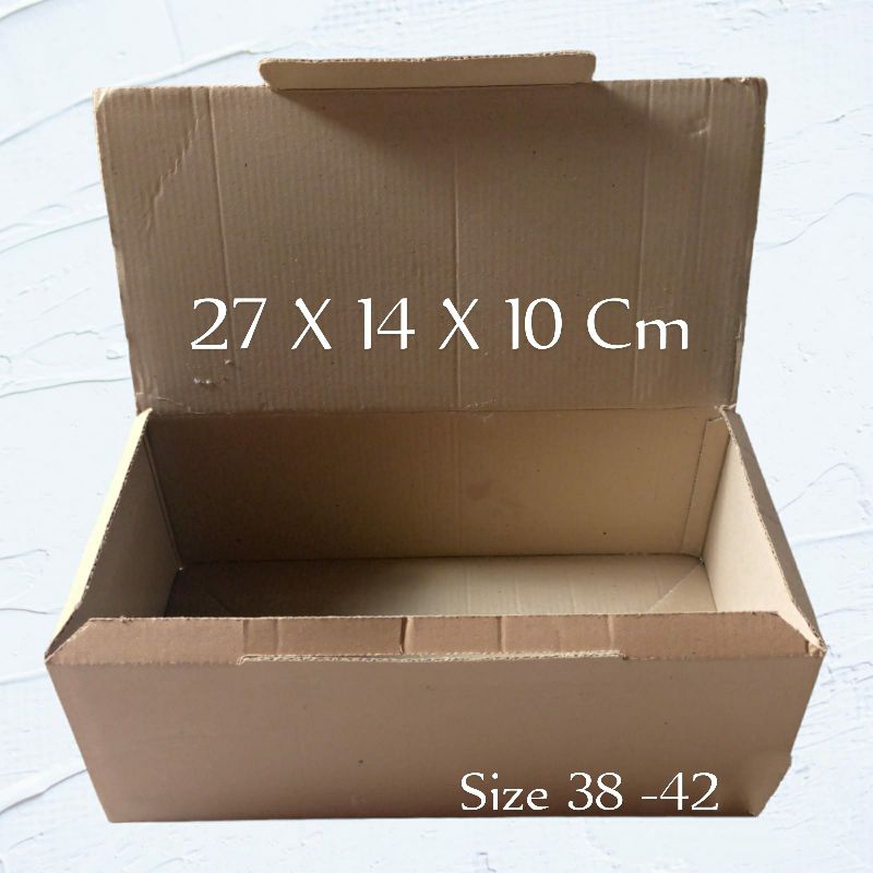 

Kardus/Box/Dus Sendal Coklat Ukuran 38-42