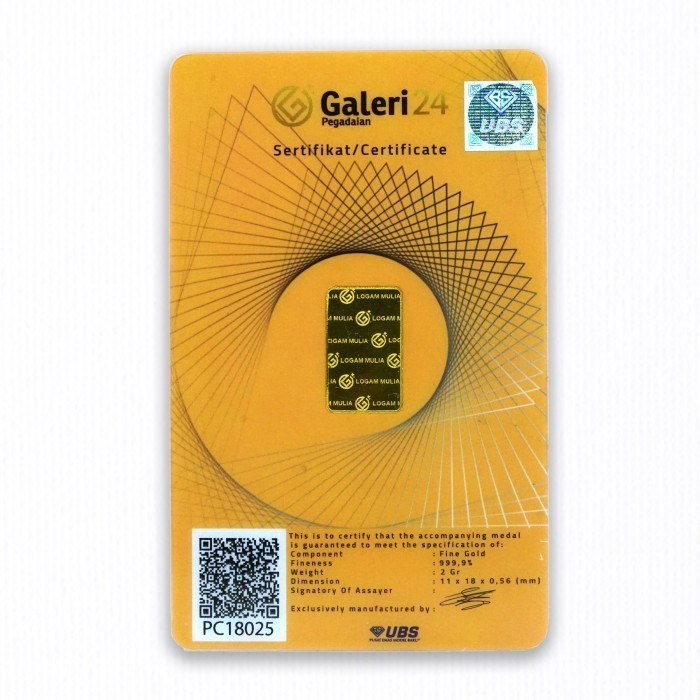 Logam Mulia Galeri 24 2gr