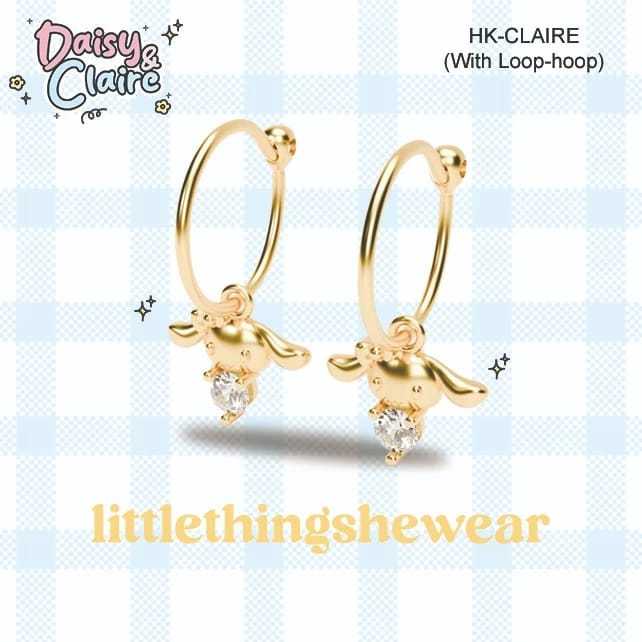 LittleThingSheWear Official - Anting Loop-Hoop anak - Claire