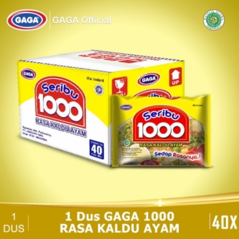 

GAGA 1000 KUAH RASA KALDU AYAM 50g. (1 DUS)