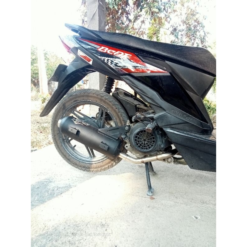 Knalpot NSpro copy cms standar bobok bas adem pnp beat fi. beat karbu. scoopy. beat esp. dll