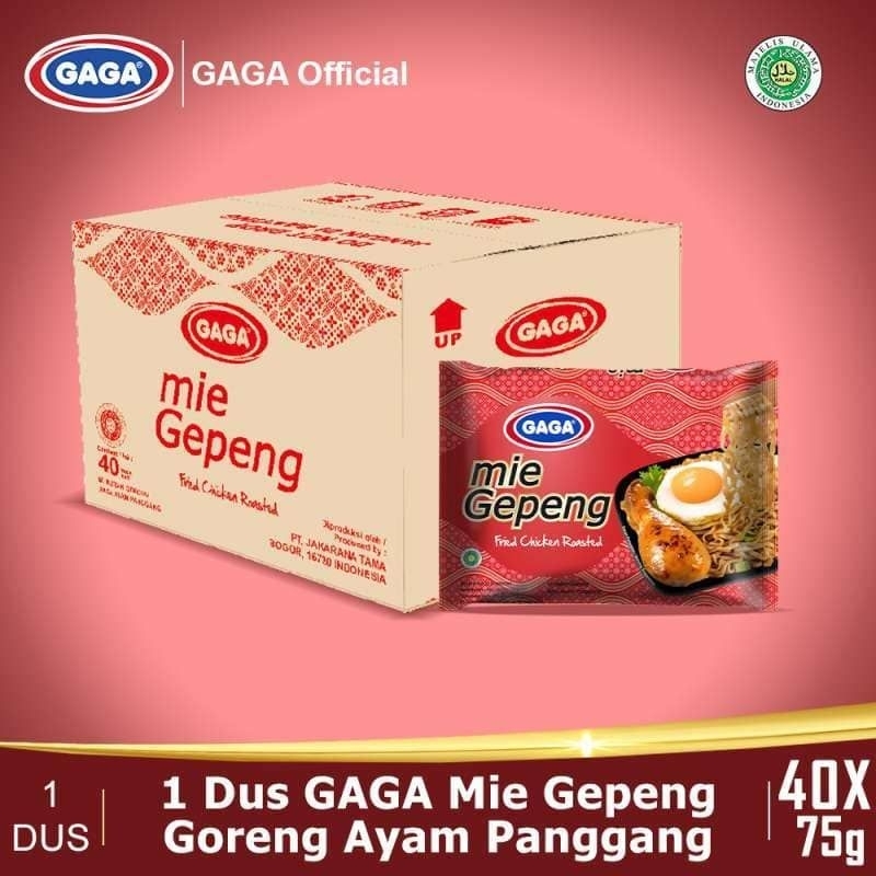 

GAGA Mie Gepeng Goreng Ayam Panggang 75g. (1 DUS)