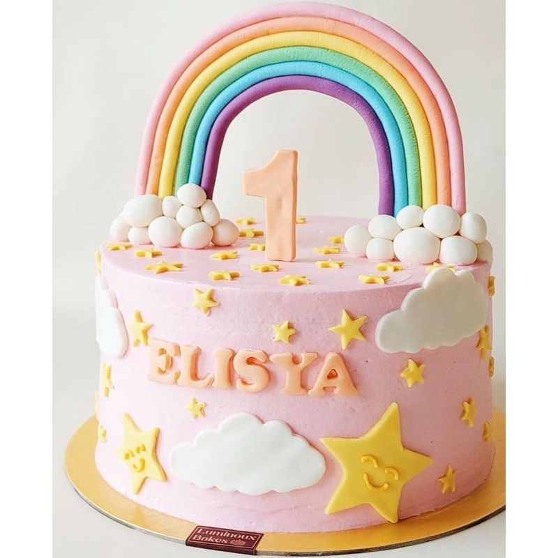 

RAINBOW FONDANT 3D CUSTOM CAKE
