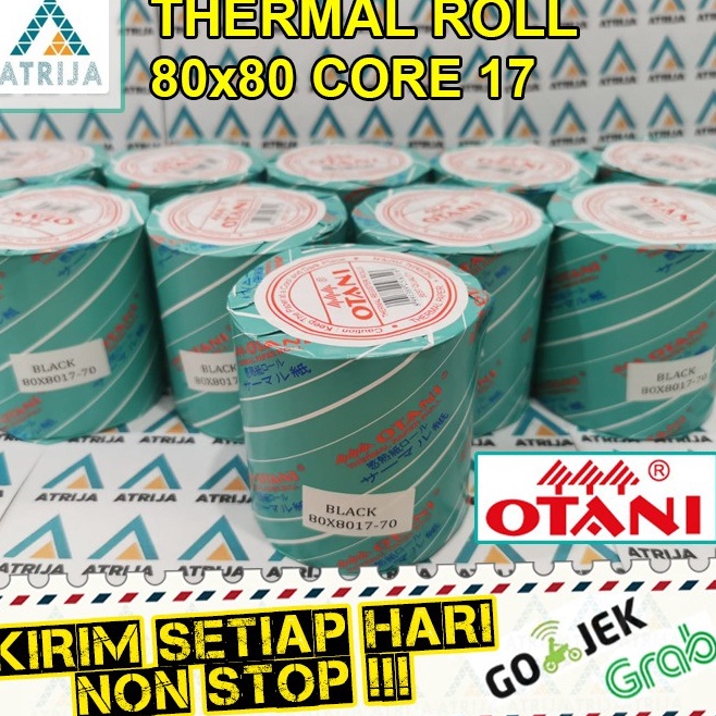 

Hot Deals Thermal Roll OTANI 8x8 Core 17 Kertas Struk Kasir