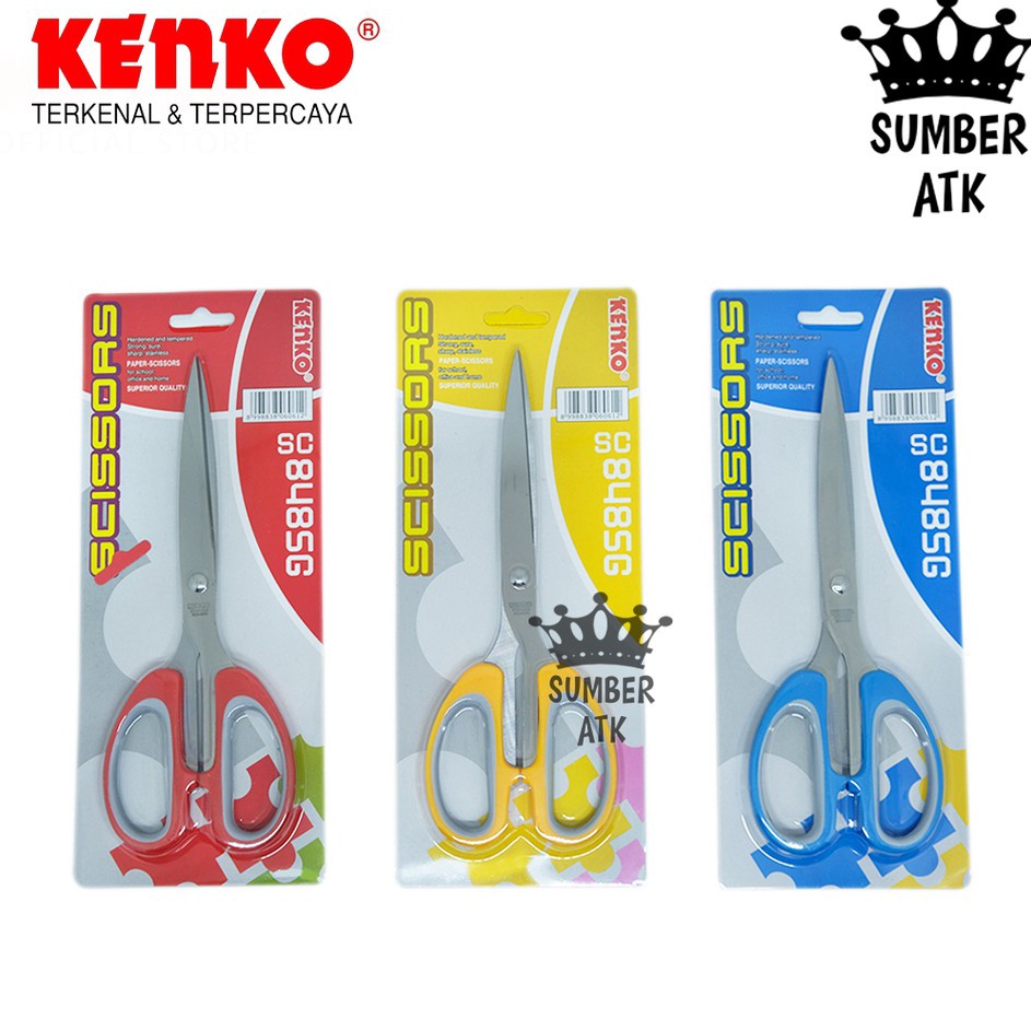 

Limited Edition KENKO Gunting SCISSOR SC848SG Soft Grip Large PEMOTONG KERTAS