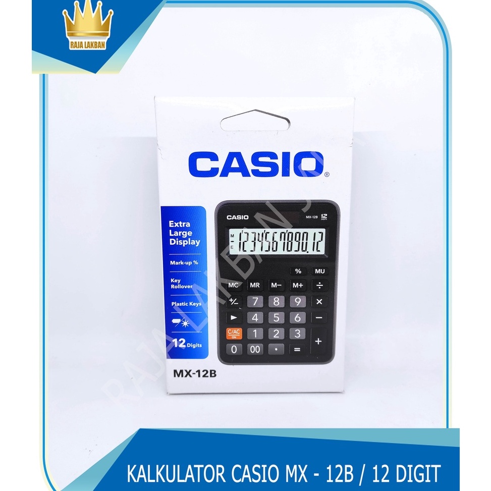 

KODE K36O Kalkulator Calculator CASIO MX 12B 12 Digit Layar Besar