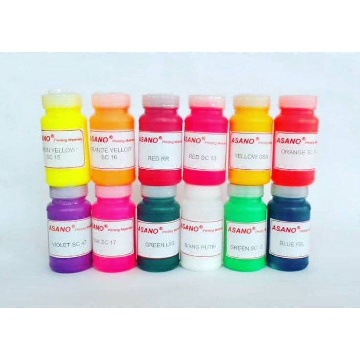 

Update Pilihan Biang Asano Pigmen Warna Sablon Cat Waterbase