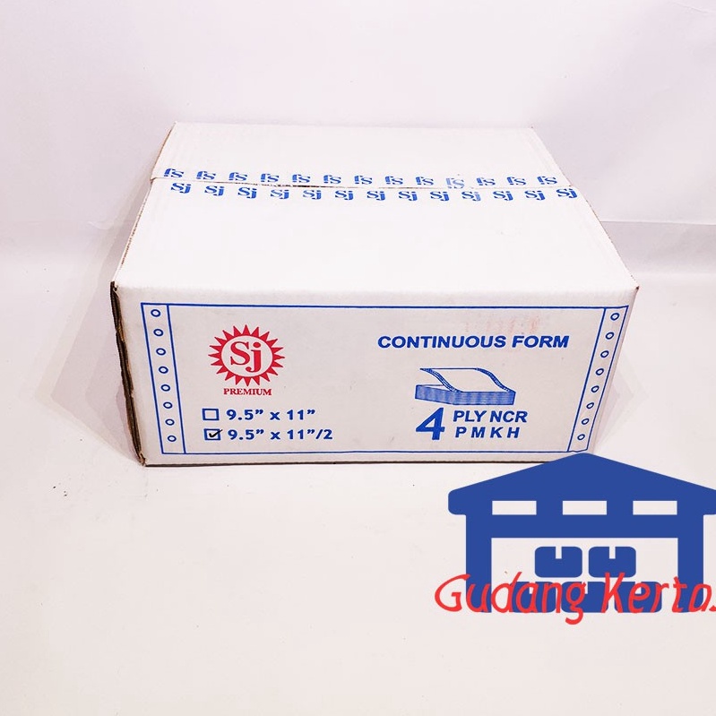 

Diskon Gembira SJ Premium Continuous Form 95 x 112 4 Ply NCR PRS BAGI 2