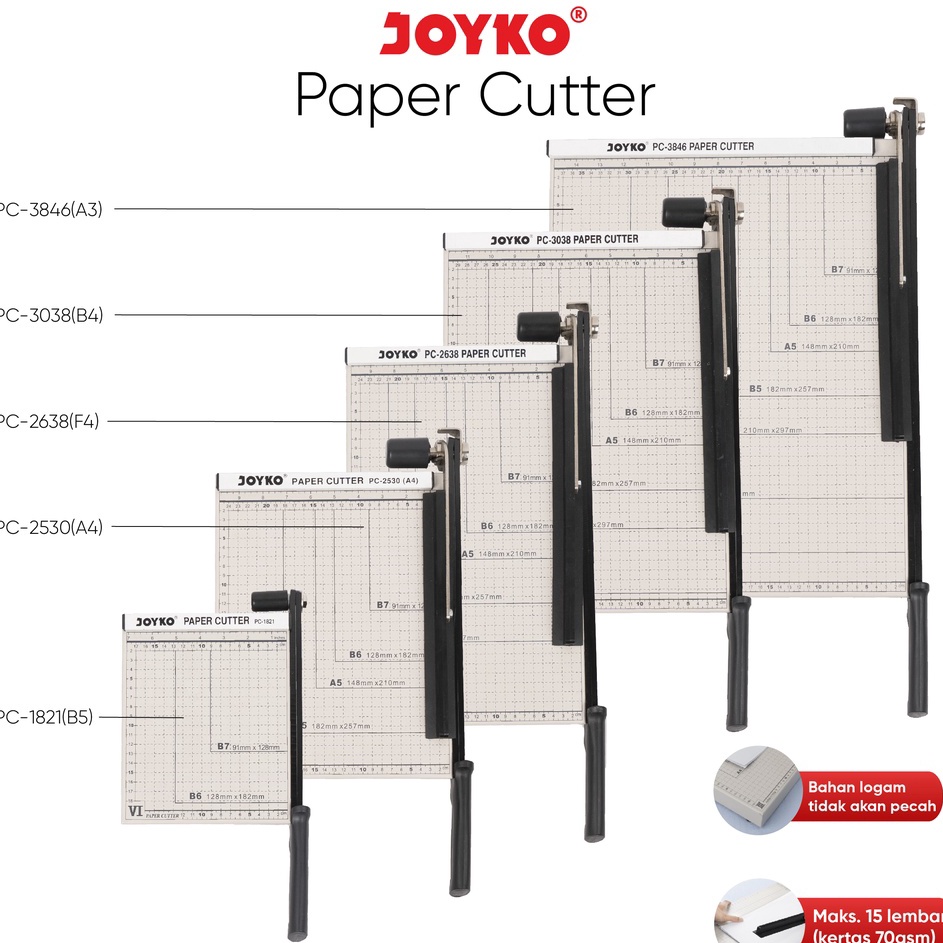 

Lebih Hemat Pemotong Kertas Paper Cutter Joyko