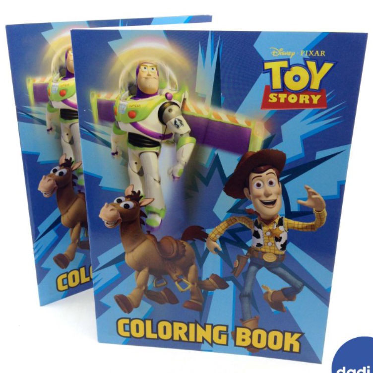 

Dijamin Laris Dadi Toy Story Blue Coloring Book Large Buku Mewarnai Buku Sticker