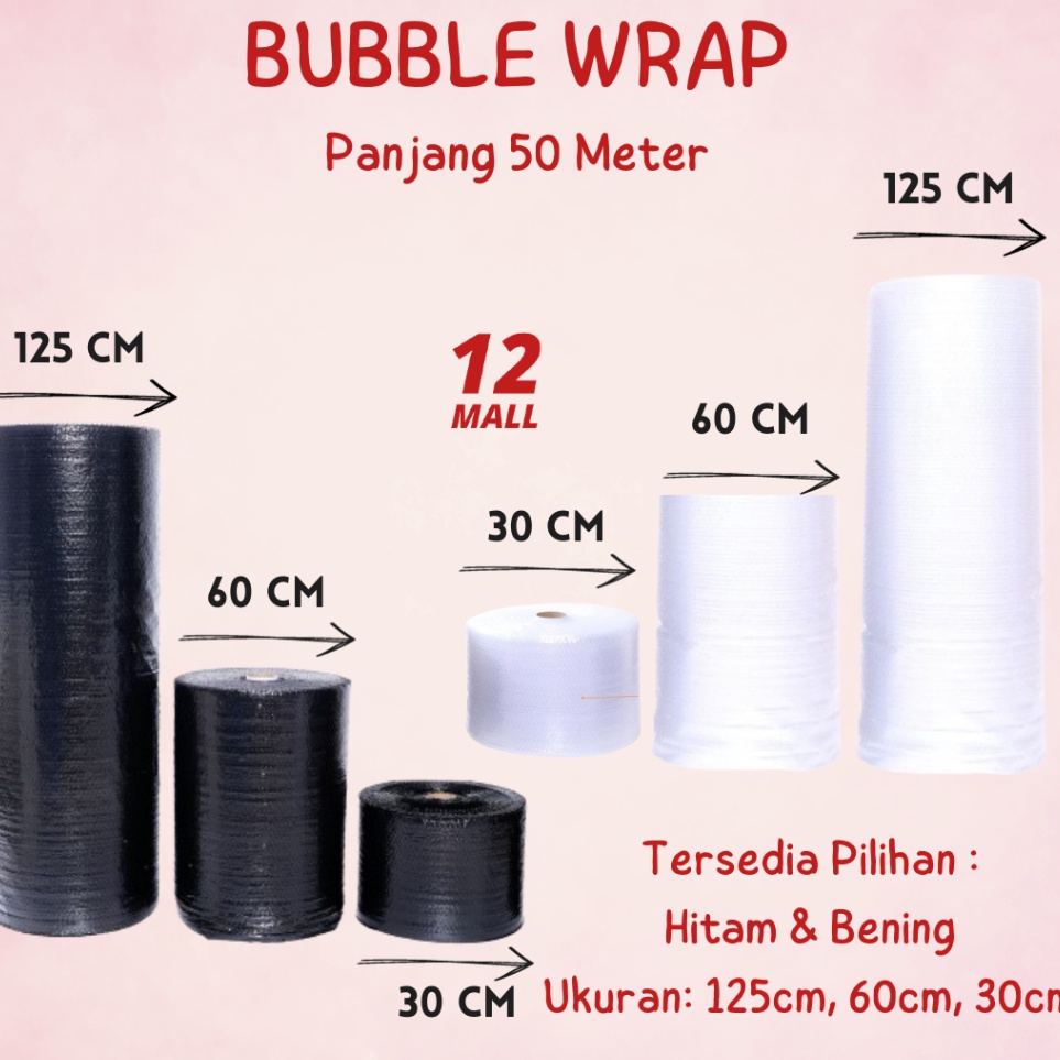 

Ready Berkualitas Bubble Wrap 3cm x 5m Plastik Packing Bubble Online Shop Termurah