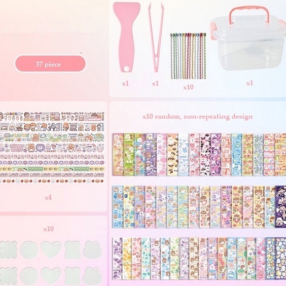 

Murah Untung Stiker Set Isi 37pc 66pc Motif Kartun Korea Lucu Kalung Custom Sticker Korea Anti Air Dekorasi Handbook Scrapbook DIY Waterproof 1KG 6PC LITTLE KUMA LKM383 LKM384 LKM385 LKM386 LKM387