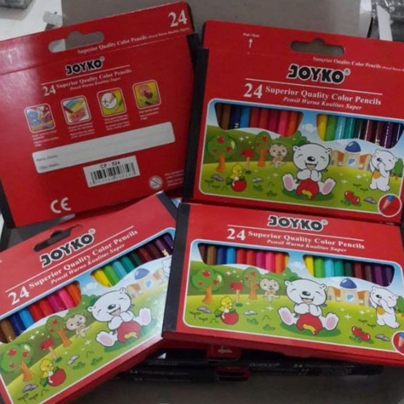 

Lebih Keren Pensil Warna Joyko Pendek 24 Warna