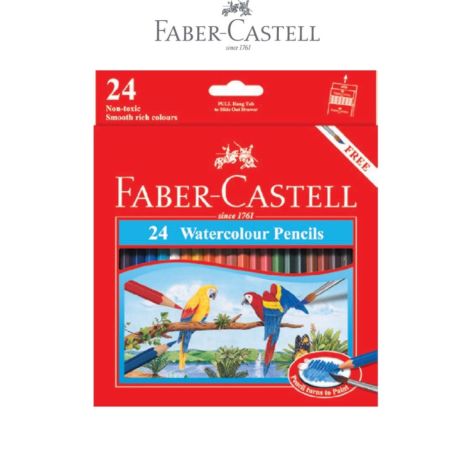 

Sekarang Keren FaberCastell Watercolour Pencil set 24L