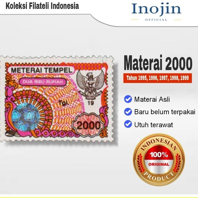 

Super Laris Materai 2 Tahun 1996 1997 1998 1999 Perangko Matrai Tempel Lama Asli Original Pos