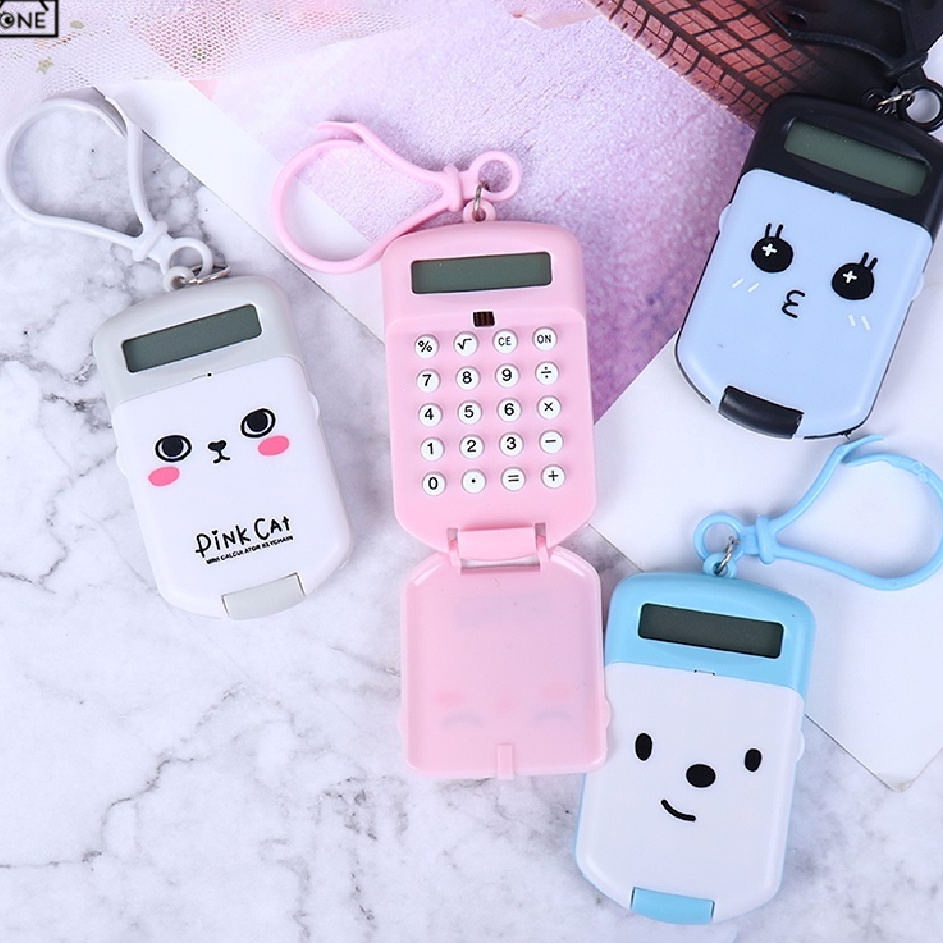 

Baru Spesial CODKalkulator Saku Portable Dengan Gantungan Kunci Untuk Kantor Mini Lucu Motif Calculator Stationary Aone