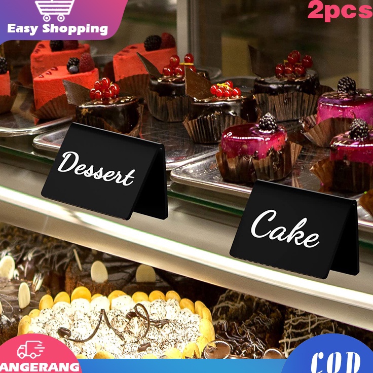 

Promo Ngetrend 2pcs Acrylic Mini Chalkboard Tulis Kapur Mini Papan Tulis Kapur Kecil Chalkboard Mini