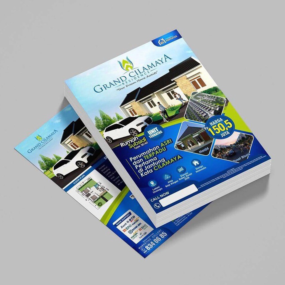 

Diskon Murah Cetak Brosur Murah isi 5 Lembar 1 MUKA Flyer Pamflet Full Colour