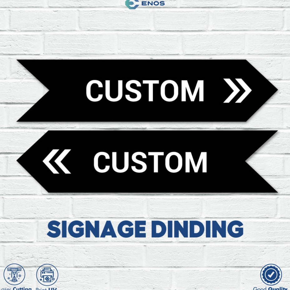 

Garansi Mutu SIGNBOARD CUSTOM TULISAN ARAH PANAH PAPAN TANDA BAHAN AKRILIK ACRYLIC LASER CUTTING PRINT UV ANTI AIR