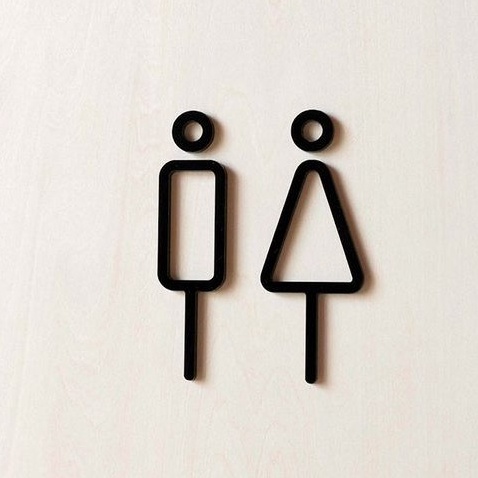 

KODE D77P Otello Toilet Sign Board Akrilik Timbul Direct Papan Tanda Penanda Ruangan