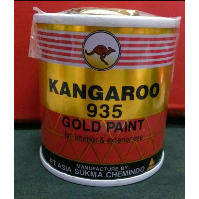 

KODE G54G CAT WARNA EMAS KANGAROO GOLD 935 1 KG CAT MINYAK BESI KANGURUU