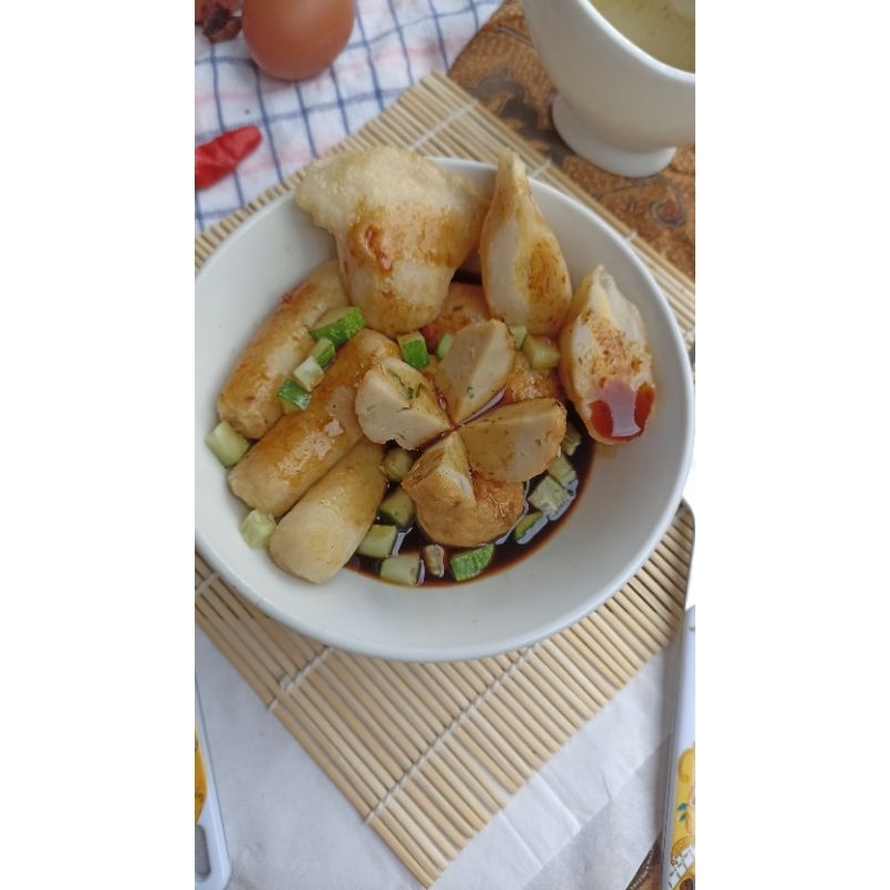 

Pempek Palembang asli isi 25 pcs mix