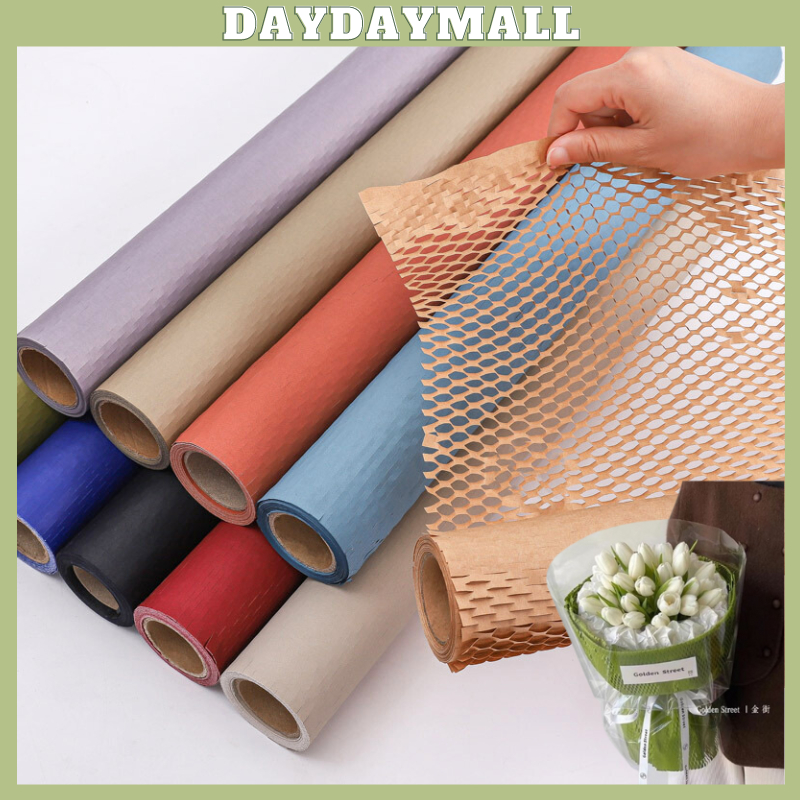 

Honeycomb Paper Wrap Roll 10meter Kertas Bubble Wrap Pelindung Ramah Lingkungan 6296