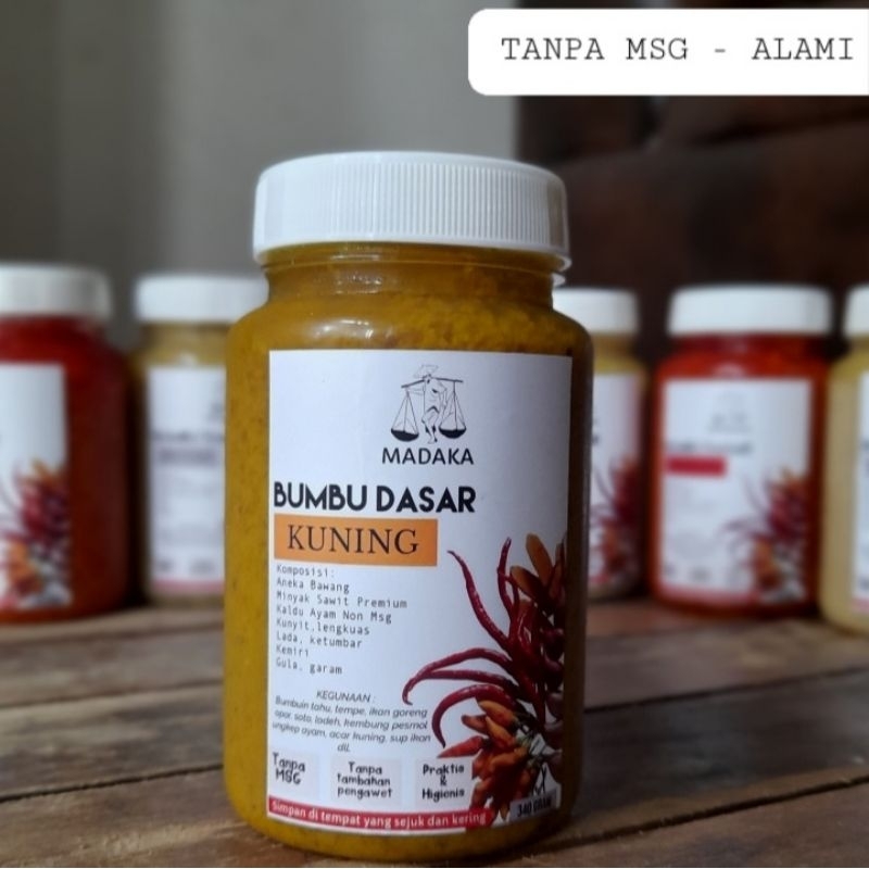 

Bumbu Dasar Bumbu Inti Kuning Non Msg 340 gr