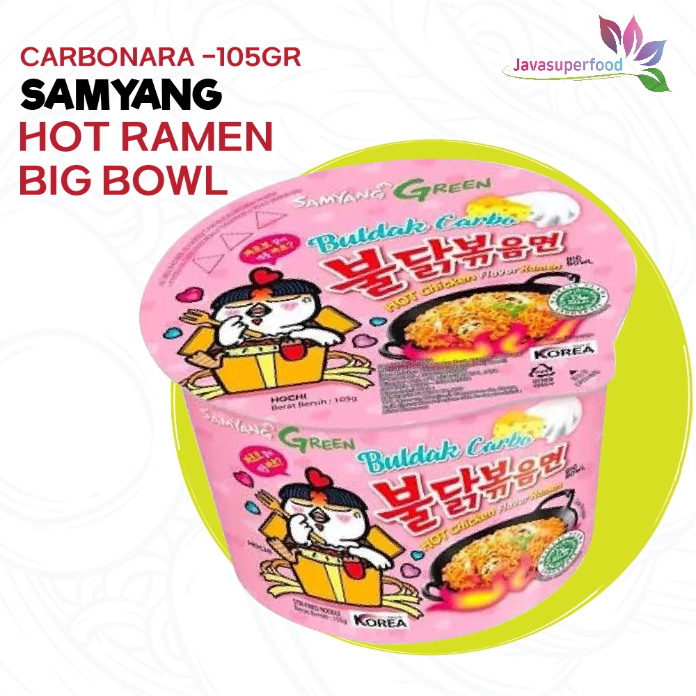 

SAMYANG Buldak Carbo Hot Chicken Flavor Ramen 105gr Big Bowl