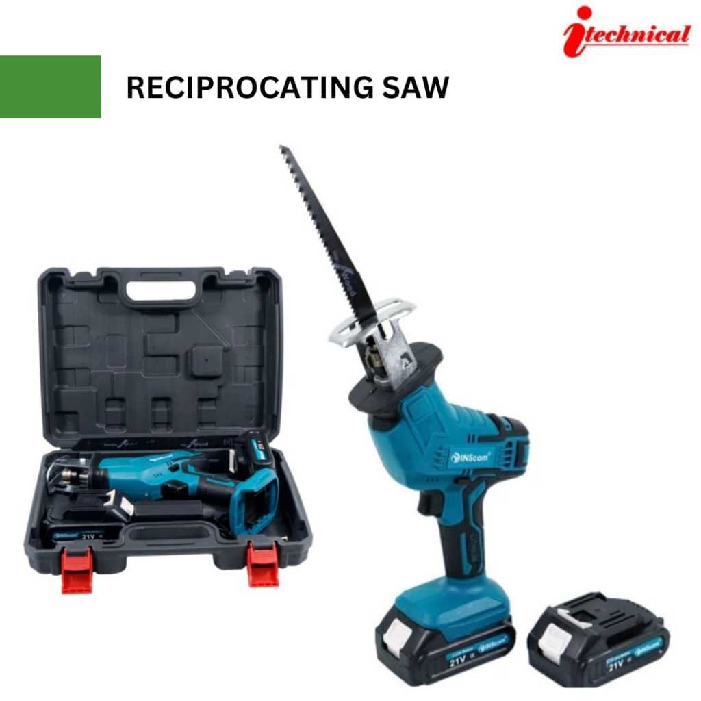 MESIN RECIPROCASTING SAW CORDLESS GERGAJI PEMOTONG KAYU BESI BATERAI