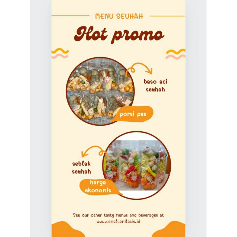 

Paket hemat isi 10 baso aci mix seblak/Seblak hot jeletot/baso aci seuhah