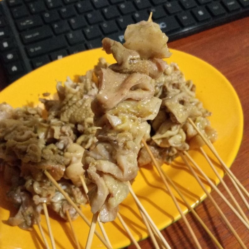 

sate kulit ayam