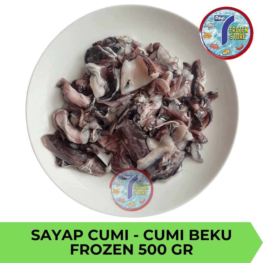 

Sayap Cumi - Cumi Beku Frozen 500 gr