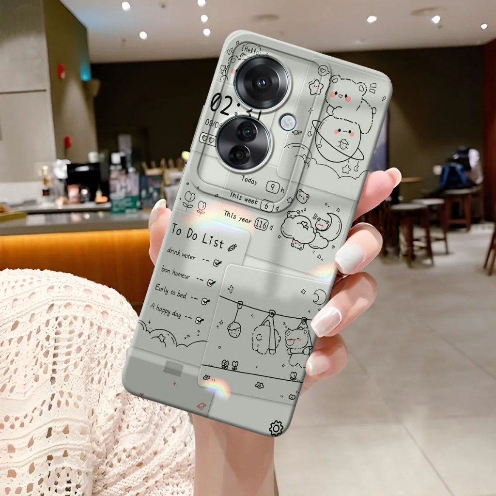 (PC04) Case Oppo Reno 11F 5G  Fashion Case Procamera Macaron Silikon TPU